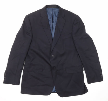 Mens UK Size 42 Marks and Spencer Regular Blue Suit Jacket