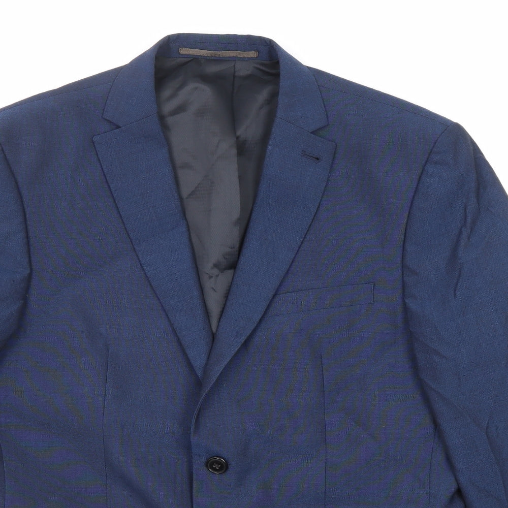 Mens UK Size 40 NEXT Regular Blue Suit Jacket