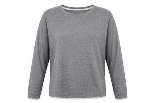 Womens UK Size 8 John Lewis Grey Basic T-Shirt