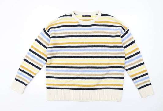 Womens UK Size M Marks and Spencer Multicoloured Pullover Jumper