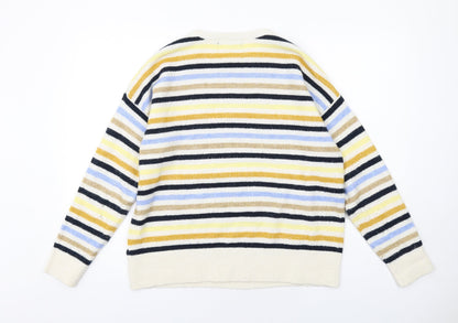 Womens UK Size M Marks and Spencer Multicoloured Pullover Jumper