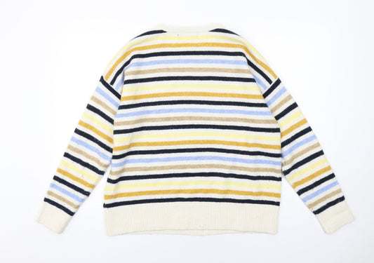Womens UK Size M Marks and Spencer Multicoloured Pullover Jumper