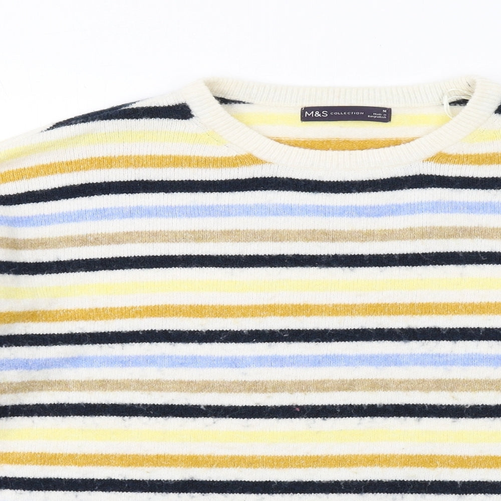 Womens UK Size M Marks and Spencer Multicoloured Pullover Jumper
