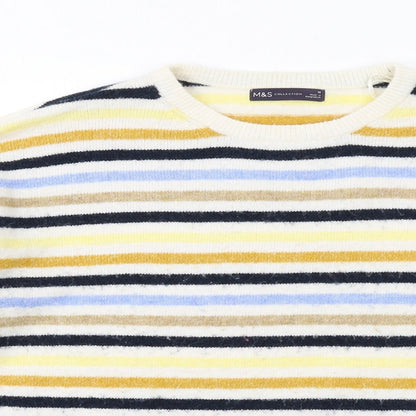 Womens UK Size M Marks and Spencer Multicoloured Pullover Jumper