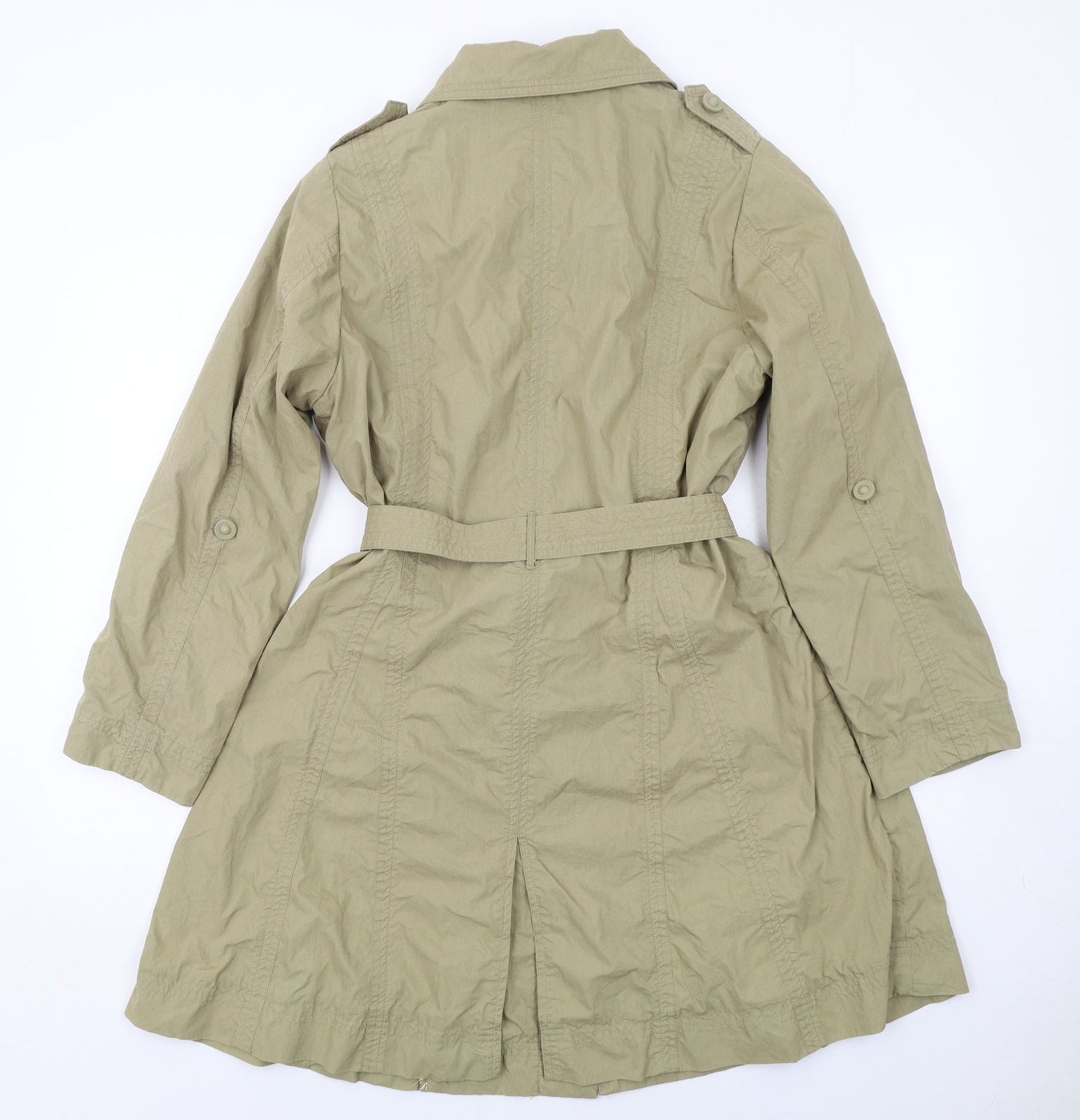 Womens UK Size 14 Per Una Beige Overcoat