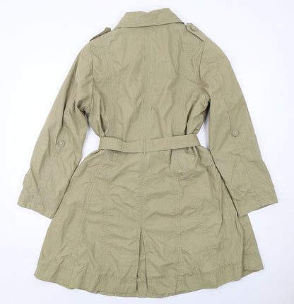 Womens UK Size 14 Per Una Beige Overcoat