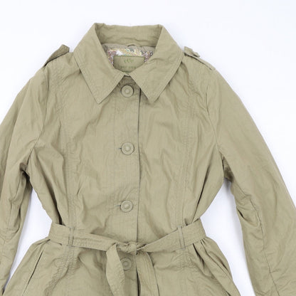 Womens UK Size 14 Per Una Beige Overcoat