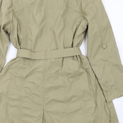 Womens UK Size 14 Per Una Beige Overcoat