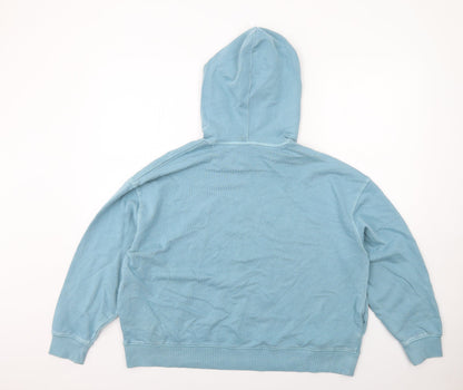 Womens UK Size L Marks and Spencer Blue Pullover Hoodie