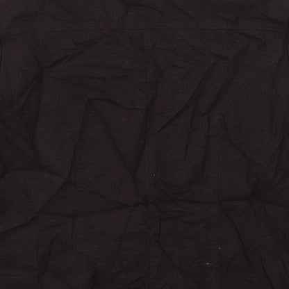EWM Womens Brown Jacket Size 12 Button
