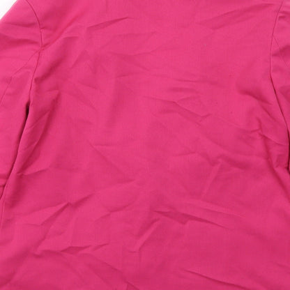 H&M Womens Pink Jacket Blazer Size 6 Button