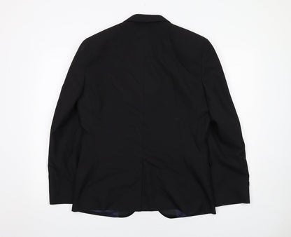 Mens UK Size 40 NEXT Regular Black Suit Tuxedo