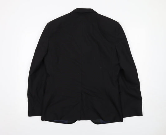 Mens UK Size 40 NEXT Regular Black Suit Tuxedo