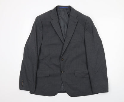 Mens UK Size 40 Marks and Spencer Regular Grey Suit Jacket