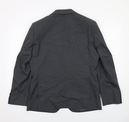 Mens UK Size 40 Marks and Spencer Regular Grey Suit Jacket