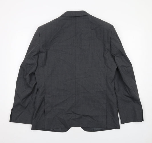 Mens UK Size 40 Marks and Spencer Regular Grey Suit Jacket