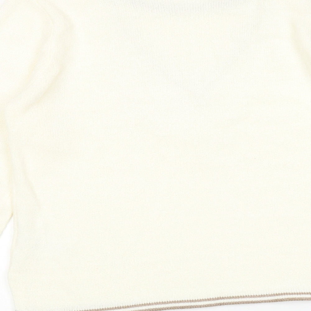 Womens UK Size 10 Damart Ivory Pullover Jumper