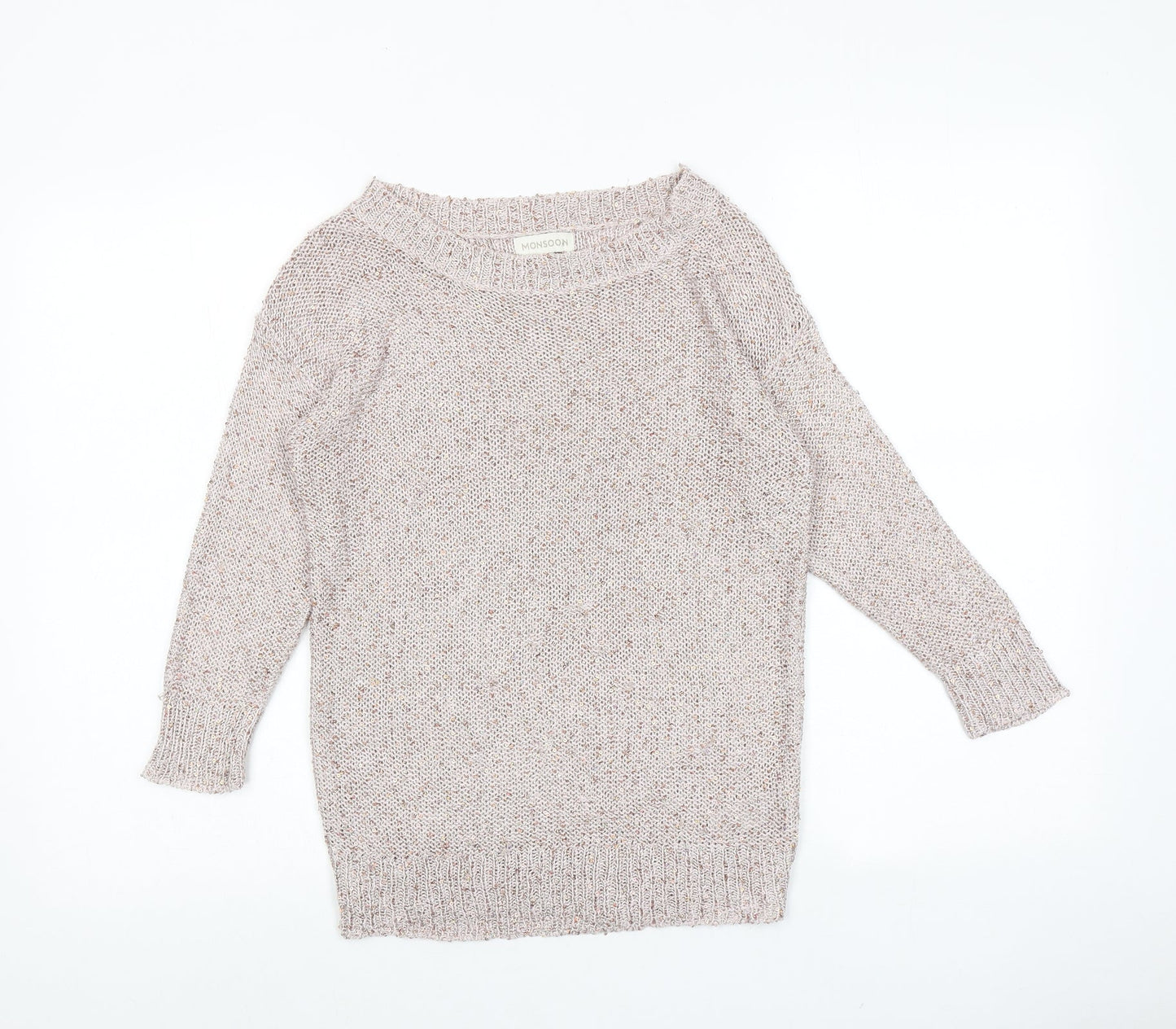 Womens UK Size S Monsoon Pink Pullover Jumper