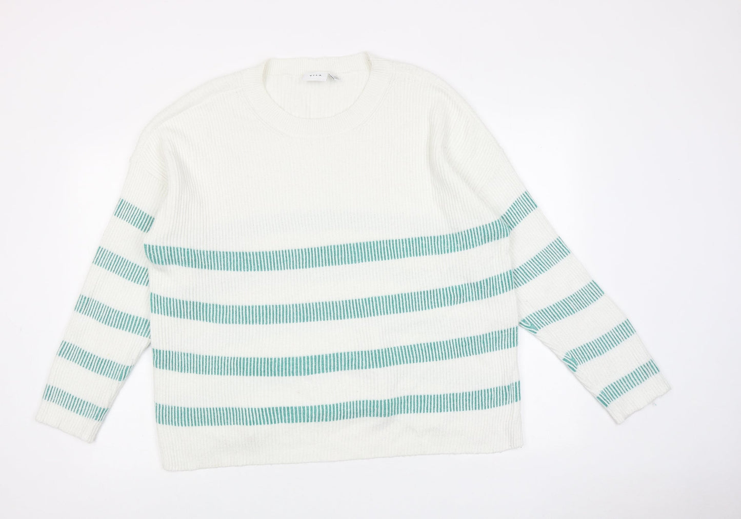 Womens UK Size XL VILA White Pullover Jumper