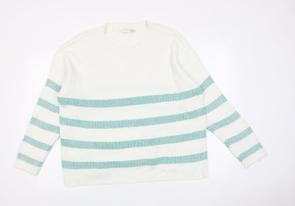 Womens UK Size XL VILA White Pullover Jumper