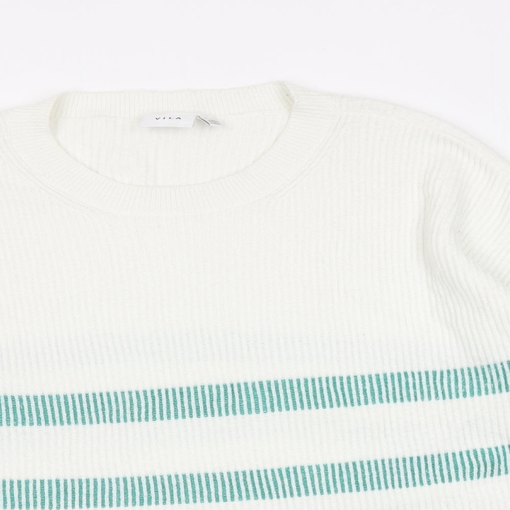 Womens UK Size XL VILA White Pullover Jumper