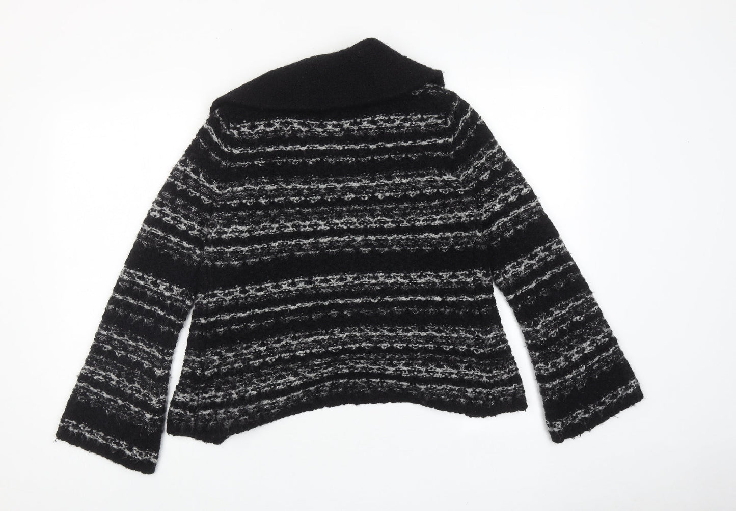 Womens UK Size 10 Debenhams Black Cardigan Jumper