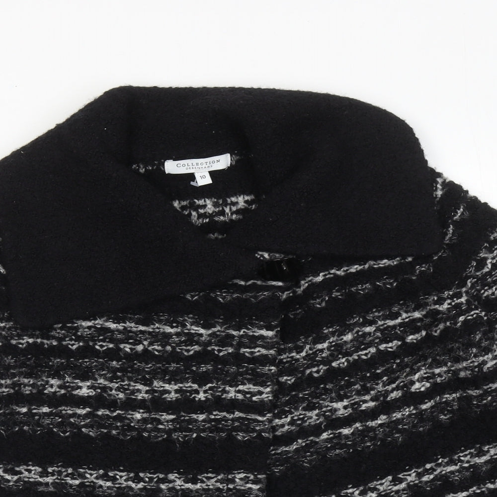 Womens UK Size 10 Debenhams Black Cardigan Jumper