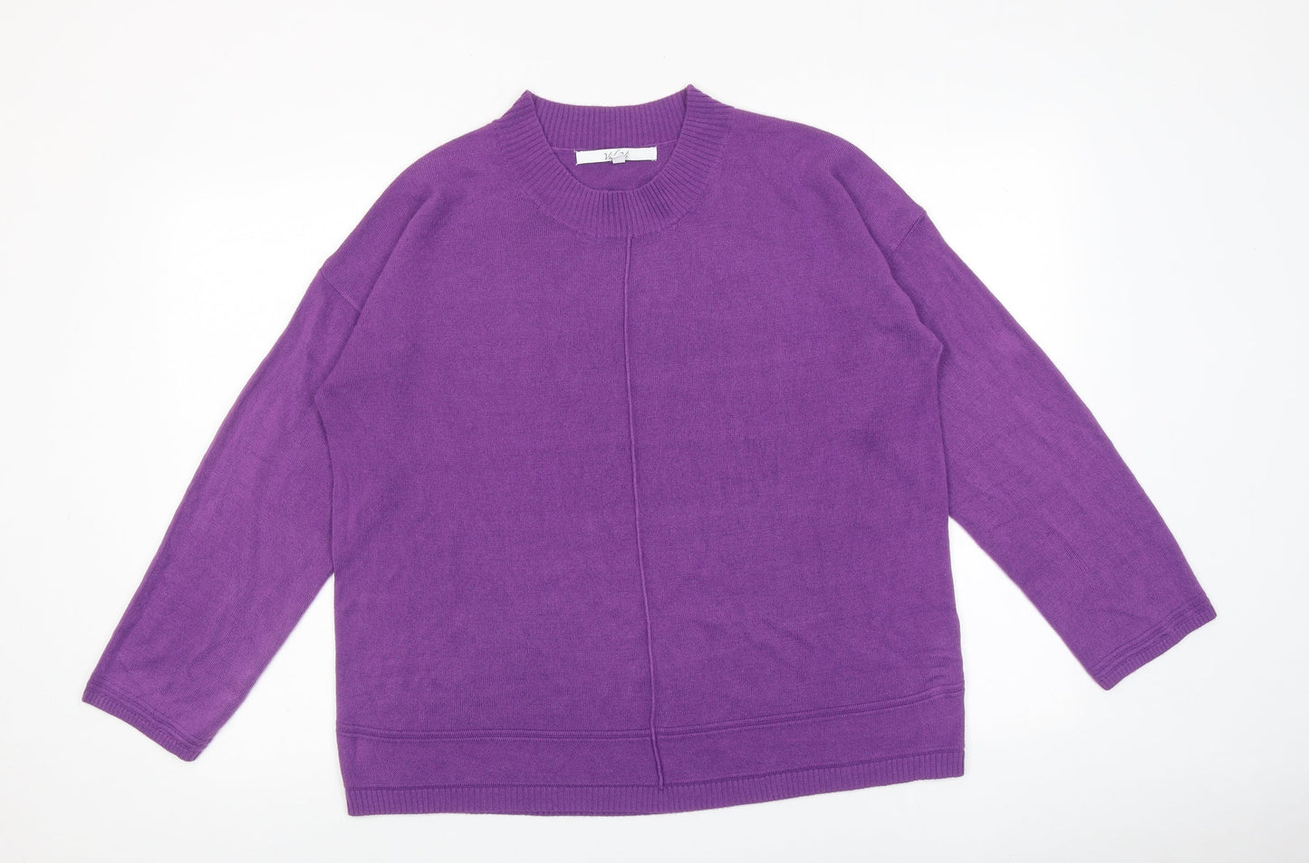 Womens UK Size XL Vida Vi Purple Pullover Jumper