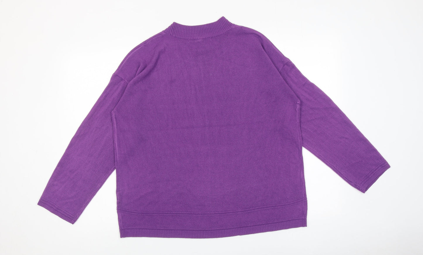 Womens UK Size XL Vida Vi Purple Pullover Jumper