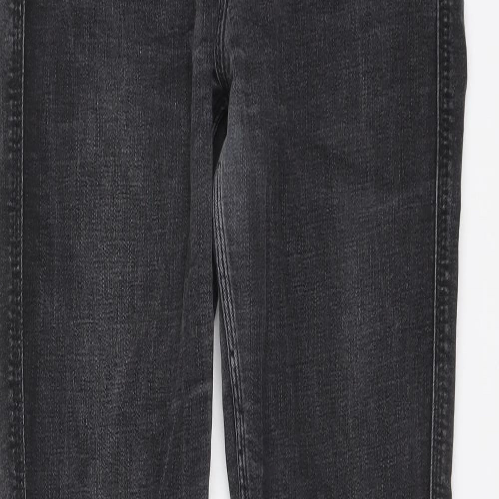 H&M Mens Grey Cotton Skinny Jeans Size 31 in L31 in Slim Button
