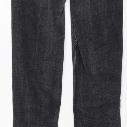 H&M Mens Grey Cotton Skinny Jeans Size 31 in L31 in Slim Button