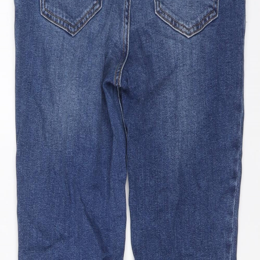 New Look Womens Blue Cotton Skinny Jeans Size 10 L28 in Regular