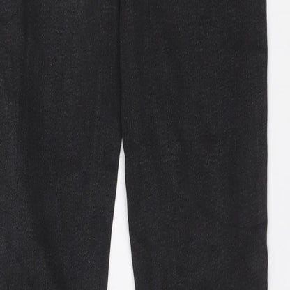 Denim & Co. Womens Black Cotton Skinny Jeans Size 10 L30 in Regular Button