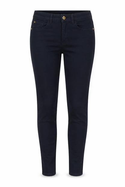 Mango Womens Blue Cotton Skinny Jeans Size 8 L28 in Regular Button