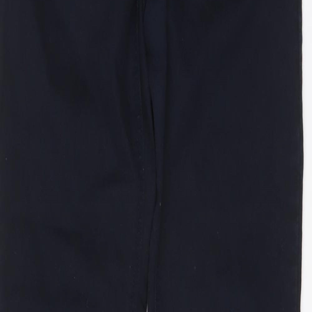 Mango Womens Blue Cotton Skinny Jeans Size 8 L28 in Regular Button