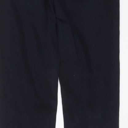 Mango Womens Blue Cotton Skinny Jeans Size 8 L28 in Regular Button