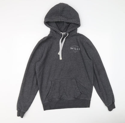 Mens UK Size S Jack Wills Grey Pullover Hoodie