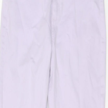 Womens UK Size 12 Marks and Spencer Regular Fit Skinny Purple Jeans