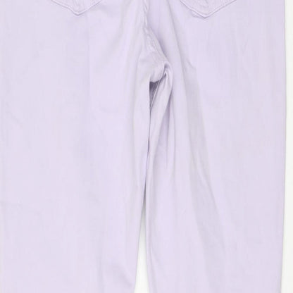 Womens UK Size 12 Marks and Spencer Regular Fit Skinny Purple Jeans
