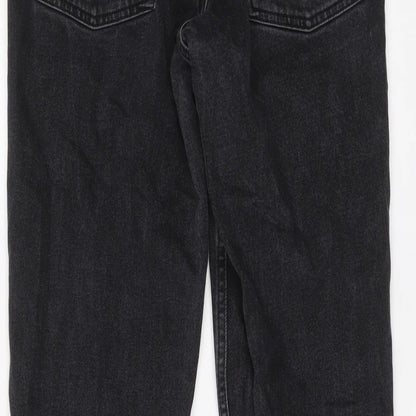 Denim & Co. Womens Black Cotton Skinny Jeans Size 8 L27 in Regular Button