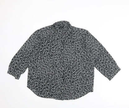 Womens UK Size M Monki Black Basic Blouse