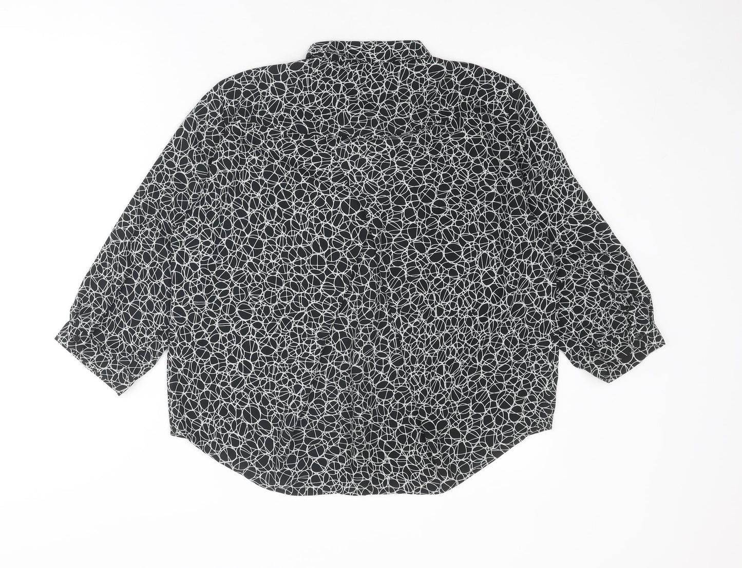 Womens UK Size M Monki Black Basic Blouse