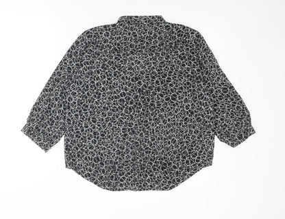 Womens UK Size M Monki Black Basic Blouse