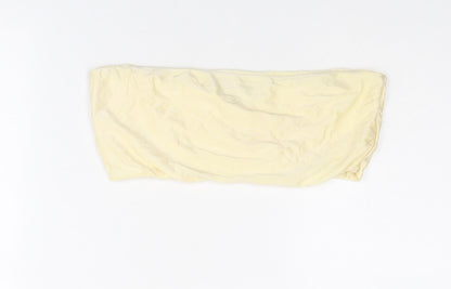 Womens UK Size 12 PRETTYLITTLETHING Ivory Cropped Tank