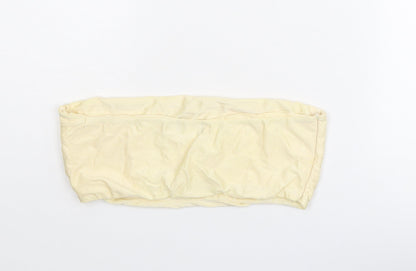 Womens UK Size 12 PRETTYLITTLETHING Ivory Cropped Tank