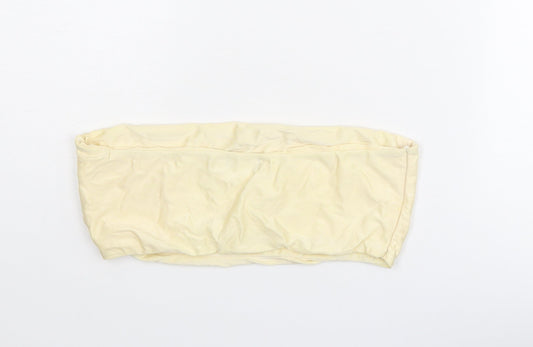 Womens UK Size 12 PRETTYLITTLETHING Ivory Cropped Tank