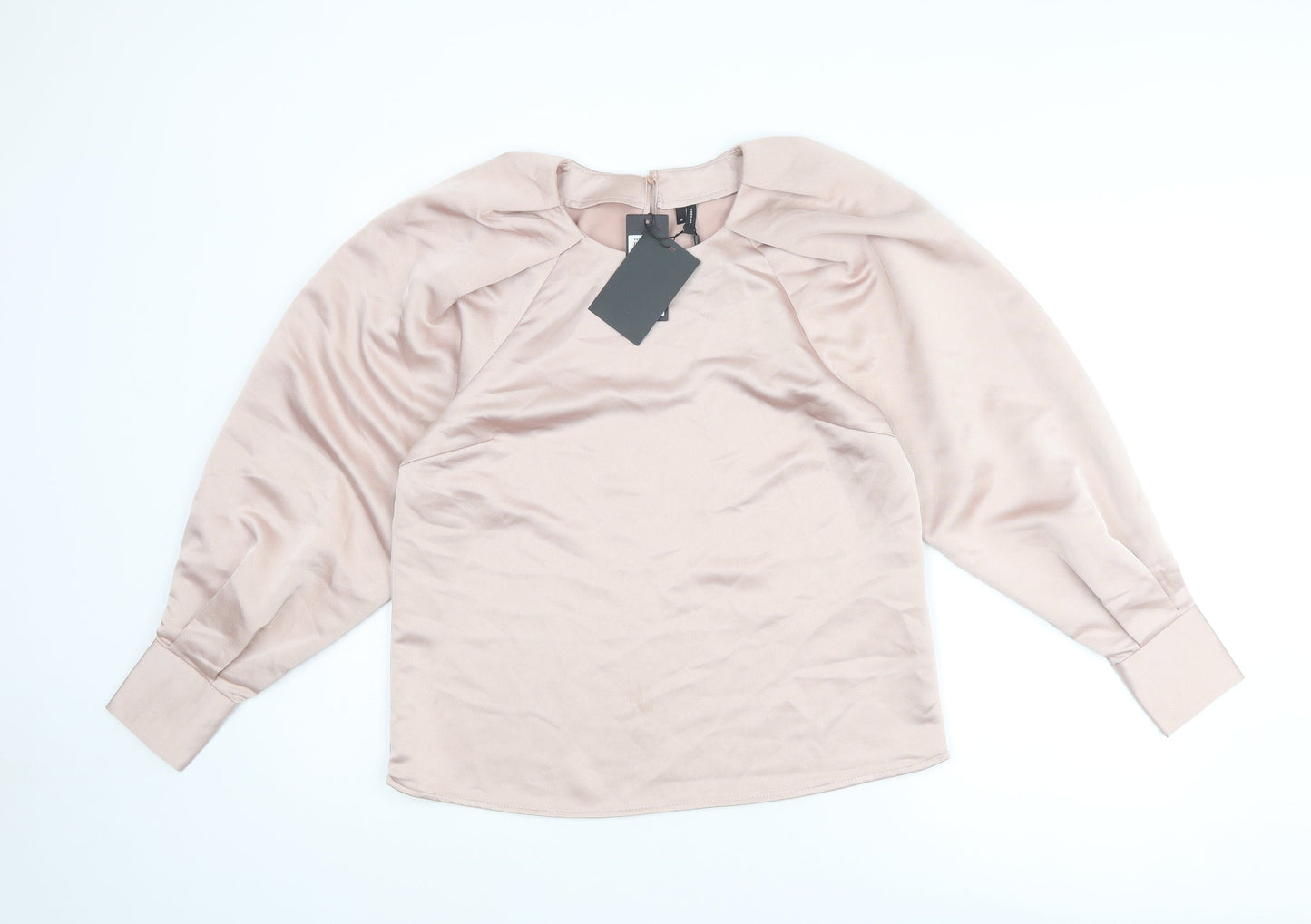 Womens UK Size M VERO MODA Pink Basic Blouse