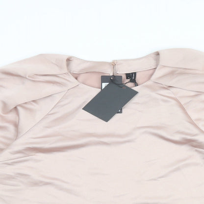 Womens UK Size M VERO MODA Pink Basic Blouse