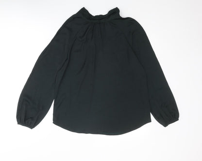 Womens UK Size 12 Mint Velvet Black Basic Blouse
