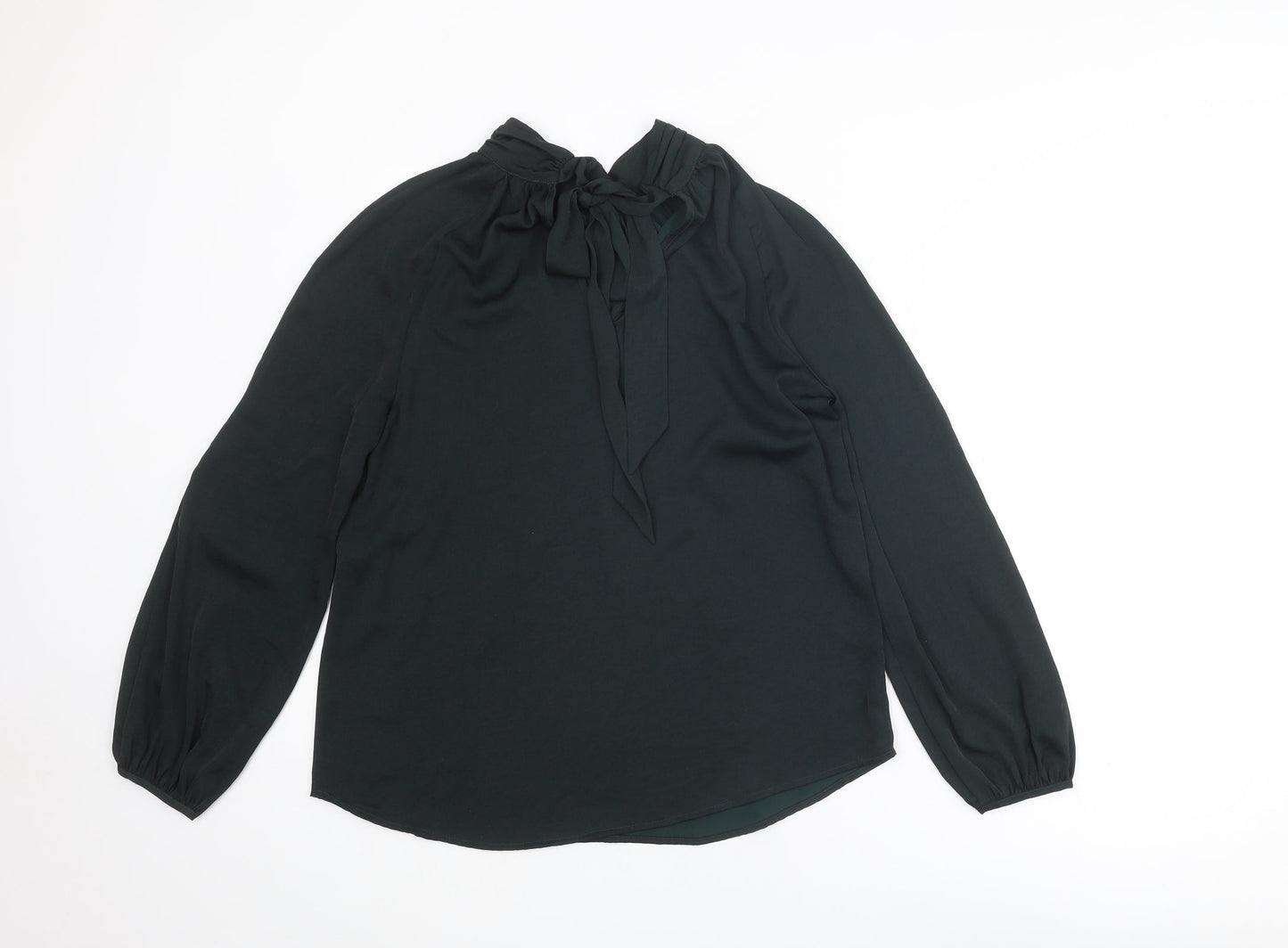 Womens UK Size 12 Mint Velvet Black Basic Blouse